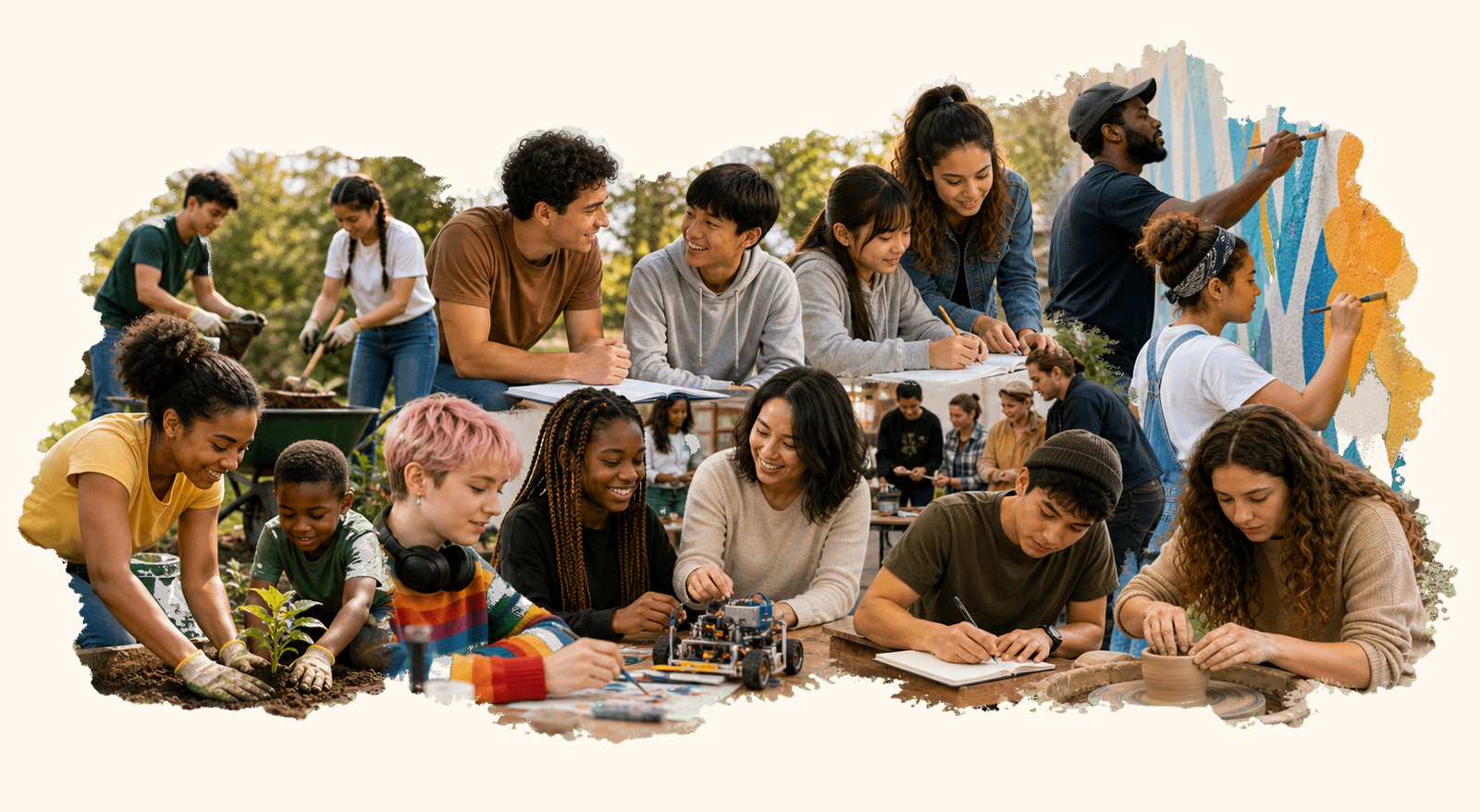 Aunua community workshops and youth activities