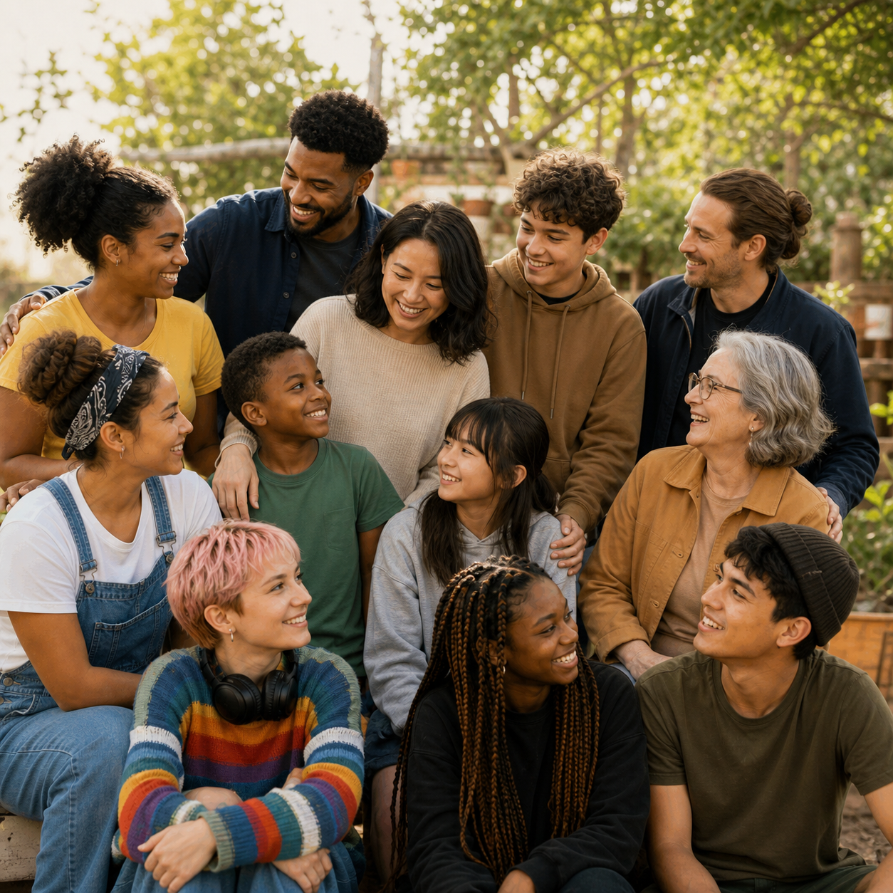 A community growing together