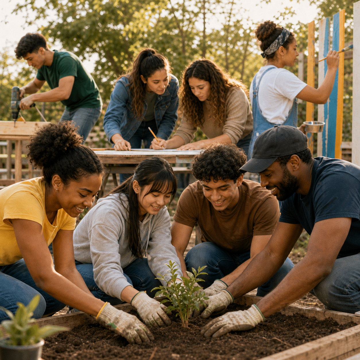 Young people turning ideas into action