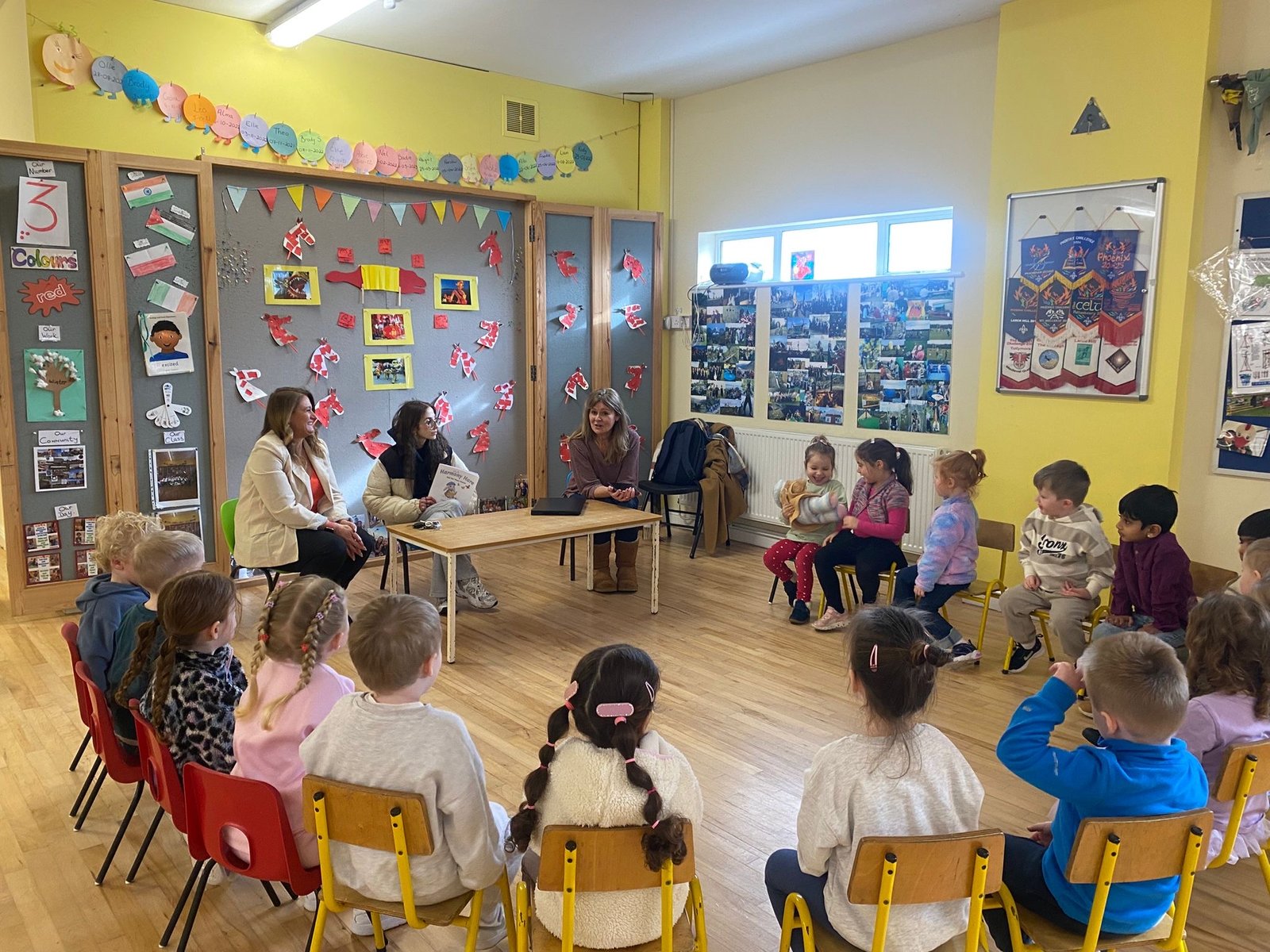 Children taking part in an AUNUA and Hero Intelligence activity